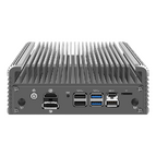 X6C Intel i7 1355U i5 1335U i3 1315U 6xi226-V 2.5G USB4.0 2xDDR5 Fanless Mini PC
